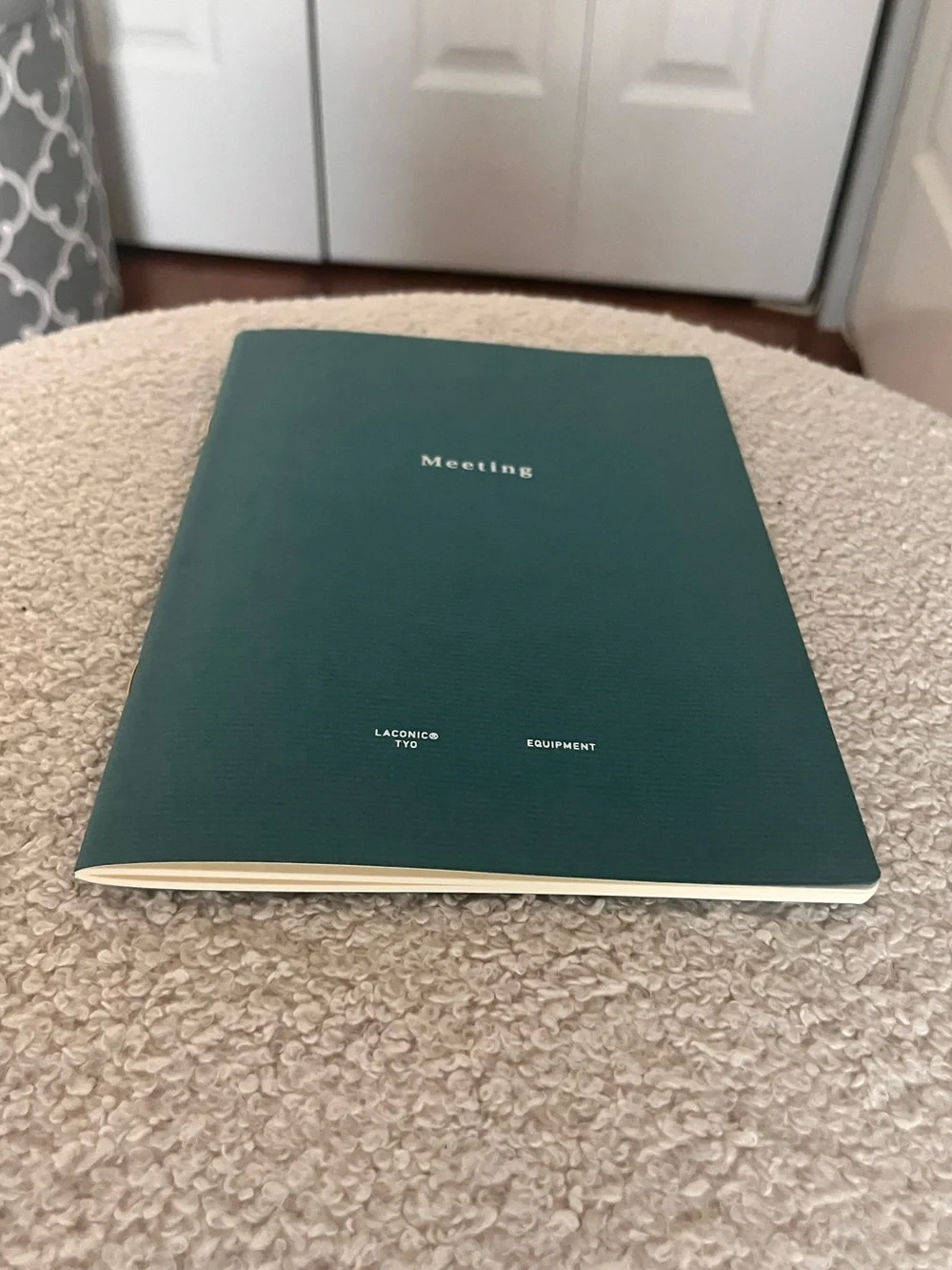 NWT🎉 LACONIC Navy Blue “Meeting” Agenda Planner Softcover